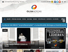 Tablet Screenshot of olivanoticias.com